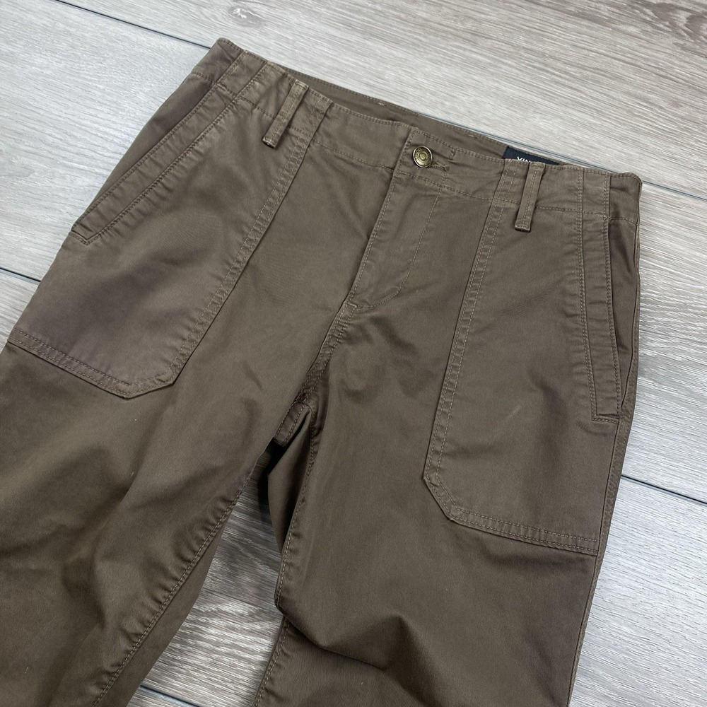 Vince Women's Utility Ankle Zip Cargo Pants Brown‎ 26 Read